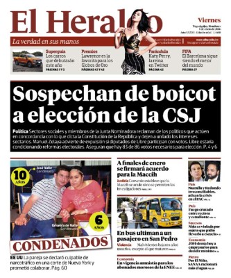 Sospechan de boicot a elección de la CSJ
