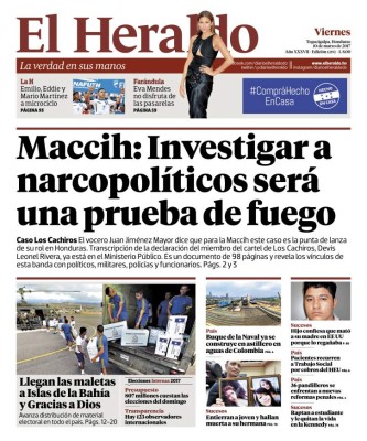 Maccih: Investigar a narcopolíticos será una prueba de fuego