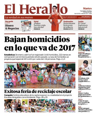 Bajan homicidios en lo que va de 2017