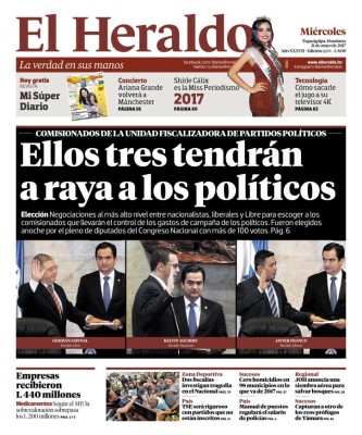 Ellos tres tendrá a raya a los políticos
