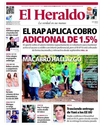 El RAP aplica código cobro adicional del 1.5%