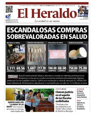 Escandalosas compras sobrevaloradas en Salud