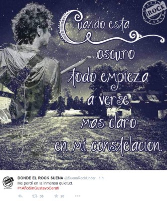 A un año de su muerte: Fanáticos recuerdan a Cerati
