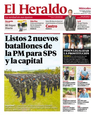 Listos 2 nuevos batallones de la PM para SPS y la capital