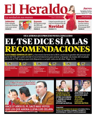 El TSE dice sí a las recomendaciones de la OEA