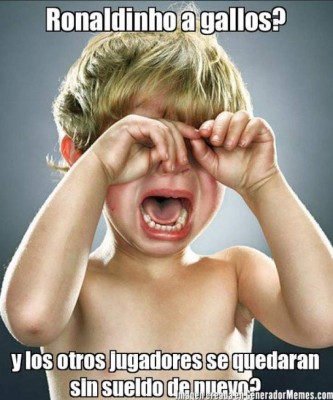 Los memes de Ronaldinho al Querétaro