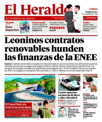 Leoninos contratos renovables hunden las finanzas de la ENEE