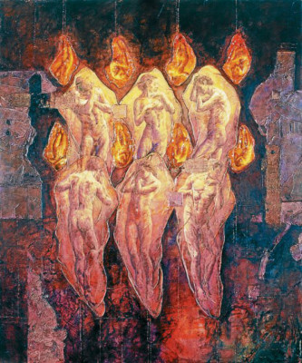 El dramatismo en el pincel del pintor hondureño Armando Lara