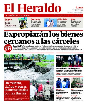 Expropiarán los bienes aledaños a las cárceles en Honduras