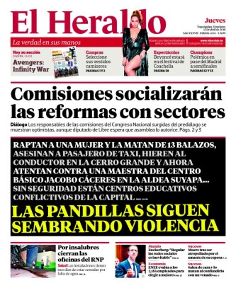 Comisiones socializarán las reformas con sectores