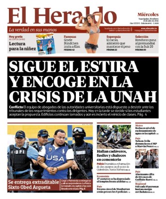 Sigue el estira y encoge en la crisis de la UNAH