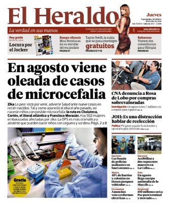 En agosto viene oleada de casos de microcefalia