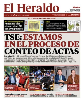 TSE: Estamos en el proceso de conteo de actas