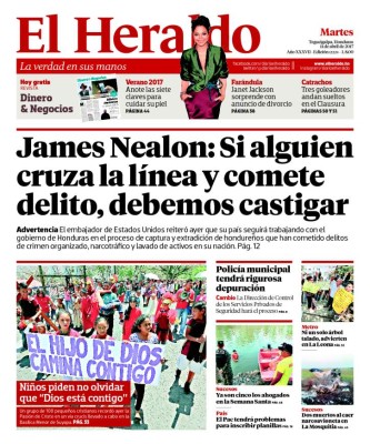 Nealon: Si alguien cruza la línea y comete delito, debemos castigar