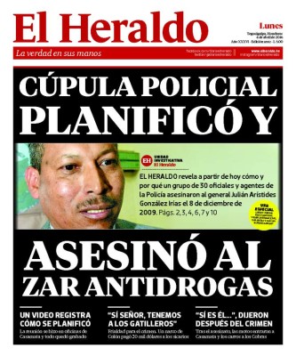 Cupula policial planificó y asesino al zar antidrogas