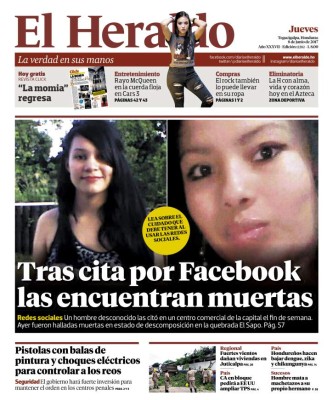 Tras cita por Facebook las encuentran muertas