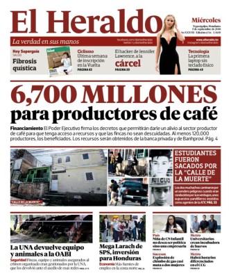 6,700 millones para productores de café
