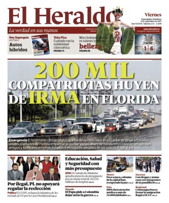 200 mil compatriotas huyen de Irma en Florida