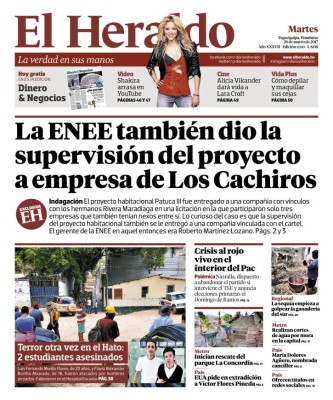La ENEE también dio la supervisión del proyecto a empresa de Los Cachiros