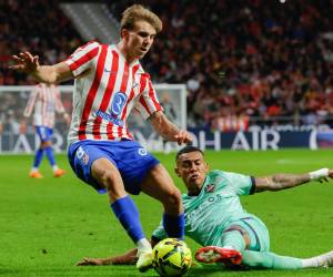 El hondureño Kervin Arriaga se volvió a gastar un gran partido con el Levante de LaLiga de España, pero su equipo no pudo y terminó cayendo ante el Atlético de Madrid