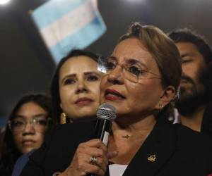 Xiomara Castro participó en un último evento público en la capital de Honduras.