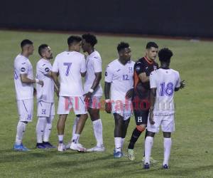 Honduras al perder en el Olímpico ante Curazao por la Liga de Naciones.