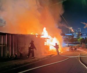 Este es el segundo incendio que se registra en la misma zona.