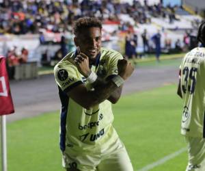 Rodrigo De Olivera marcó el único gol del partido que fue a favor de Motagua.