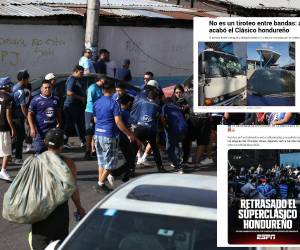 Los hechos violentos previo al clásico capitalino no pasaron desapercibidos entre la prensa extranjera.
