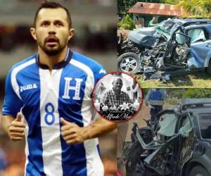 El fútbol hondureño está de luto. Impactantes imágenes de la escena donde perdió la vida el padre del exjugador Alfredo Mejía.