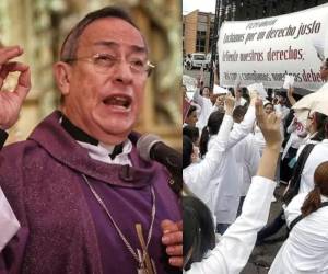 El religioso reconoció que los profesionales tienen derecho a reclamar sus salarios, pero sostuvo que las medidas de presión deben estar sujetas a la ética y a la ley.