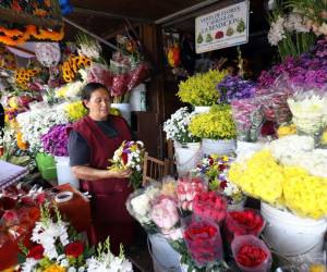 Los capitalinos tienen muchas opciones para poder decorar las tumbas. Una variedad de coronas se ofrecen en los mercados de Comayagüela a los capitalinos.