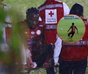 Kevin Álvarez había sido titular con el Choloma, pero salió lesionado.