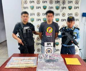 El sospechoso fue capturado por agentes de la Dirección Policial de Investigaciones (DPI).