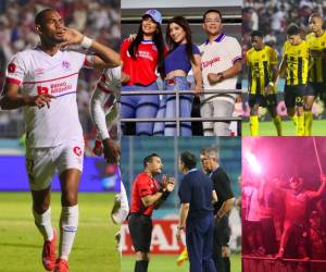 Olimpia y Real España protagonizaron vibrante partido por triangulares de Liga Nacional. Las imágenes que no se vieron en tv.