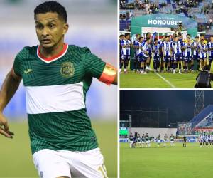 Noche especial para la afición del 'Monstruo' que coloreó el Estadio Francisco Morazán.