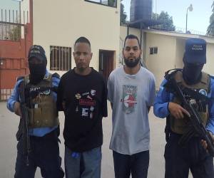 Como Franklin Nahum López López y Javier García Castillo fueron identificados los detenidos.