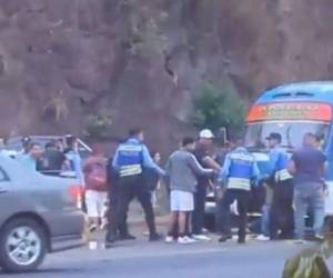 El incidente ocurrió en el anillo periférico tras el intento de robo.