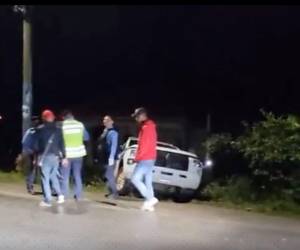 Un accidente en Olanchito Yoro, dejó varias personas heridas la noche del Jueves Santo.