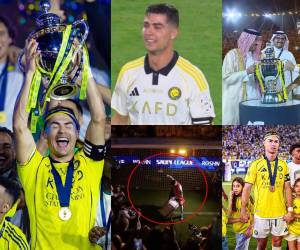 Cristiano Ronaldo se coronó campeón de la Liga de Arabia Saudí con el Al Nassr. Las mejores postales que dejó la celebración.