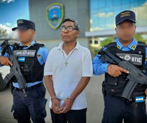 Don Héctor Tito Mendoza López fue capturado por agentes de la Dirección Policial de Investigaciones (DPI).