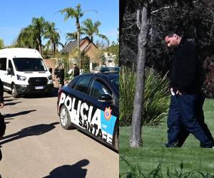 Lionel Messi y la familia dieron el último adiós a Jorge en una ceremonia íntima donde estuvieron rodeados de un operativo de seguridad