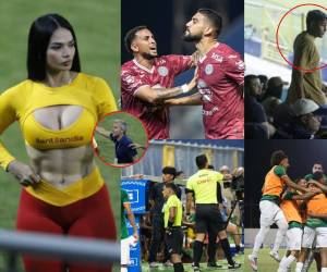 Marathón venció 1-0 a Motagua en el clásico de la jornada 17. Las mejores postales que captó el lente de EL HERALDO.