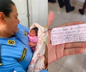 Una bebé de apenas tres días de nacido fue encontrado en la Ermita de Suyapa en Tegucigalpa con un mensaje que ha roto el corazón. La bebé ya está siendo resguardada.