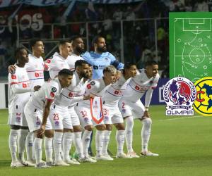 Te mostramos el 11 titular que usaría Eduardo Espinel en Olimpia en busca de la remontada ante el América en la Concacaf Champions Cup.