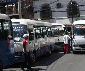 Datos del IHTT indican que unas 300,000 personas utilizan el transporte público en la capital de Honduras.