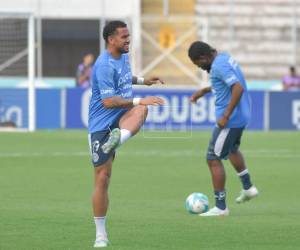 Imágenes del desarrollo del partido.