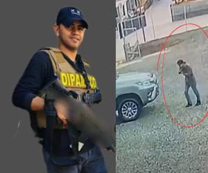 El momento en que un agente de la Policía Nacional se enfrentó a varios asaltantes en un autolote de Tegucigalpa y recibió varios disparos que le quitaron la vida quedó grabado en las cámaras de seguridad. ¿Quién era la víctima y cómo ocurrió el hecho?