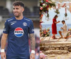 El delantero argentino Agustín Auzmendi sorprendió en las últimas horas al pedirle matrimonio a bella chica hondureña. Así fue la propuesta.