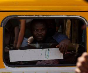 Imagen de archivo de un ciudadano nigeriano durante las celebraciones religiosas de Semana Santa.